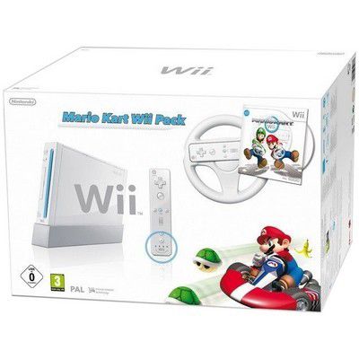 Console Wii NINTENDO Wii Mario Kart+Volant Reconditionné Console Wii NINTENDO Wii Mario Kart+Volant Reconditionné