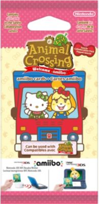 Pack cartes Amiibo NINTENDO 6 cartes Animal Crossing Série Sanrio