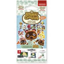 Pack cartes Amiibo NINTENDO 3 cartes Animal Crossing Serie 5