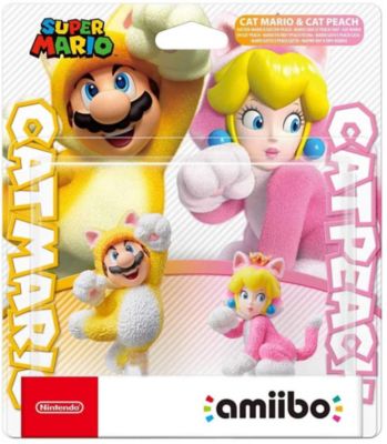 Figurine Amiibo NINTENDO Pack 2x Mario Chat et Peach Chat Figurine Amiibo NINTENDO Pack 2x Mario Chat et Peach Chat