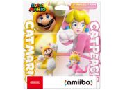 Figurine Amiibo NINTENDO Pack 2x Mario Chat et Peach Chat