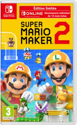 Jeu Switch NINTENDO Super Mario Maker 2 Edition Limitée Jeu Switch NINTENDO Super Mario Maker 2 Edition Limitée