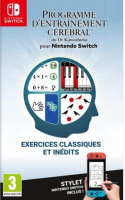Jeu Switch Nintendo Programme d'Entrainement du Dr.Kawashima