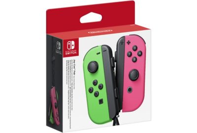 Manette NINTENDO Paire de Manettes Joy-Con Vert/Rose