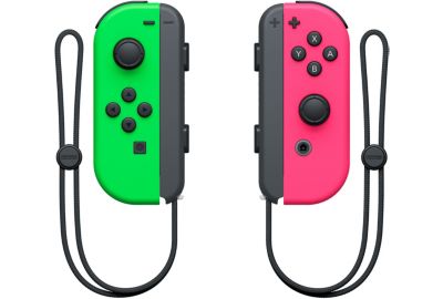 Manette NINTENDO Paire de Manettes Joy-Con Vert/Rose