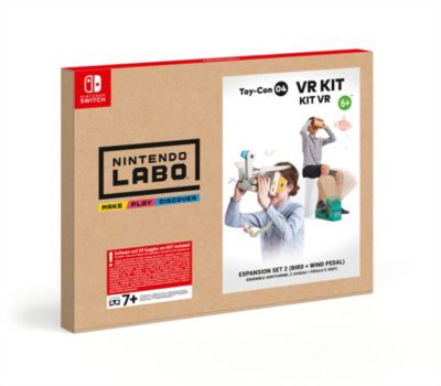Jeu Switch NINTENDO Labo Kit VR Oiseau + Pédale à Vent