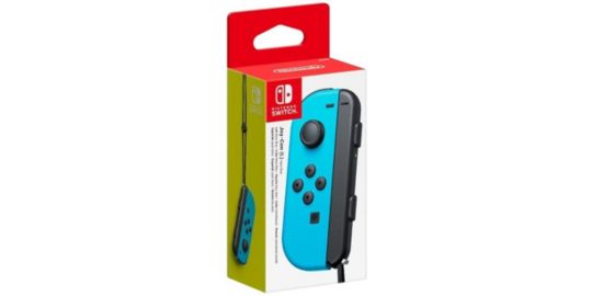Manette NINTENDO Joy-Con gauche bleu néon