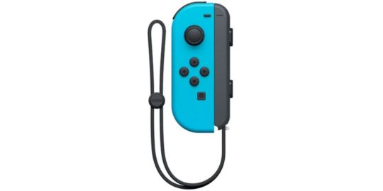 Manette NINTENDO Joy-Con gauche bleu néon