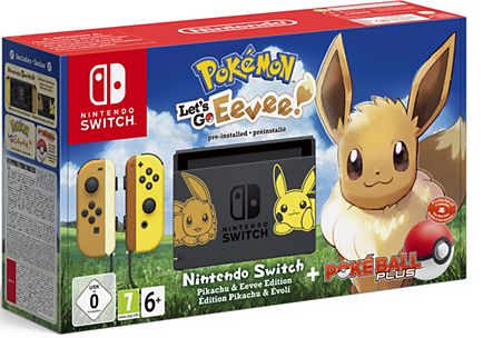 Console NINTENDO Switch Pokemon Let's Go Evoli Reconditionné