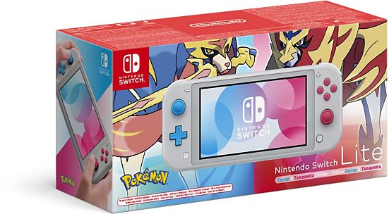 Console Nintendo Switch lite grise + 2 jeux + accessoire de