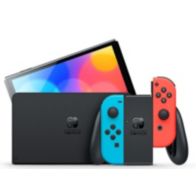 Console NINTENDO Switch Modèle OLED Bleu / Rouge Néon