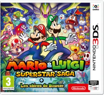 Jeu 3DS NINTENDO Mario & Luigi Superstar Saga + Sbires Jeu 3DS NINTENDO Mario & Luigi Superstar Saga + Sbires