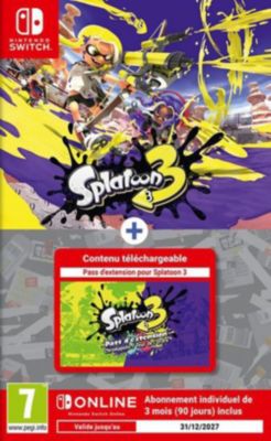 Jeu Switch NINTENDO Splatoon 3 + Pass D'extension +