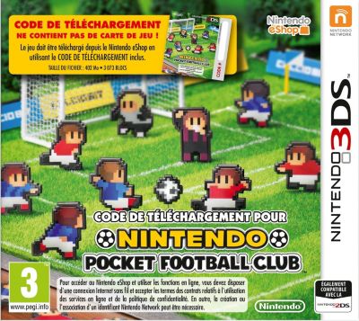 Jeu 3DS NINTENDO Pocket Football Club Jeu 3DS NINTENDO Pocket Football Club