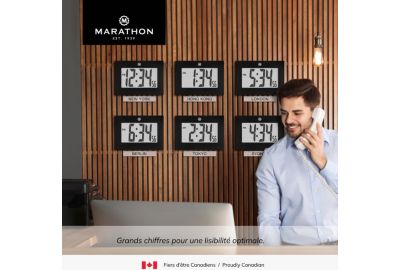 Horloge MARATHON MW Calgary noir