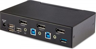 Hub USB C STARTECH D86A2-2-PORT-8K-KVM