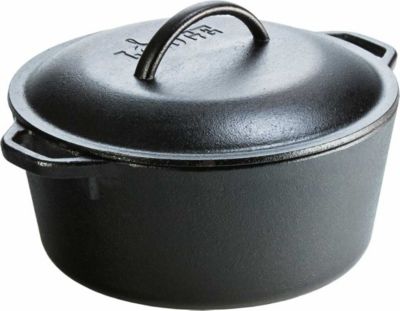Cocotte LODGE 4.7L - fonte, tous feux, four, induction
