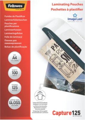 Reliure dossier FELLOWES Starter kit plastification 80 microns