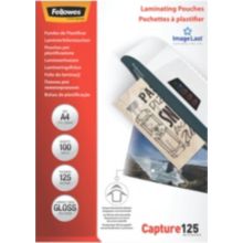 Consommable de bureau pour plastifieuse FELLOWES Pochettes A4 125mic x100