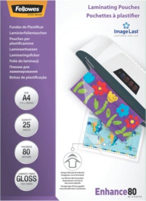 Fellowes Ion A4 - Plastifieuse - plastifieuse thermique - pochette - 24 cm  - Plastifieuses - Matériel de bureau