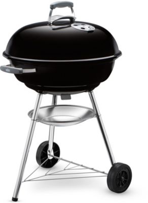 Barbecue charbon WEBER Compact Kettle balck sur pieds 57 cm