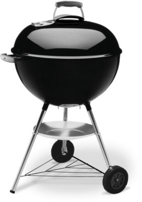 Barbecue charbon WEBER Bar B-Kettle black sur pieds 57 cm