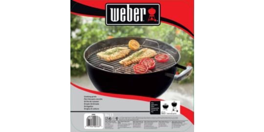 Grille barbecue WEBER de cuisson chromée pour barbecue 47 cm