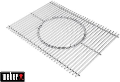 Grille barbecue WEBER BBQ System en acier inox Spirit 300