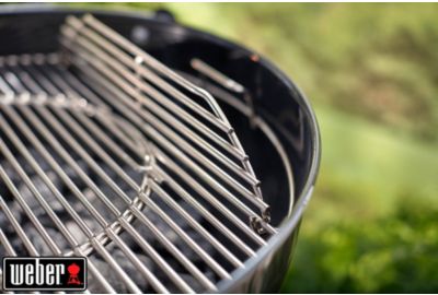 Grille barbecue WEBER de cuisson Gourmet en acier inox 57 cm