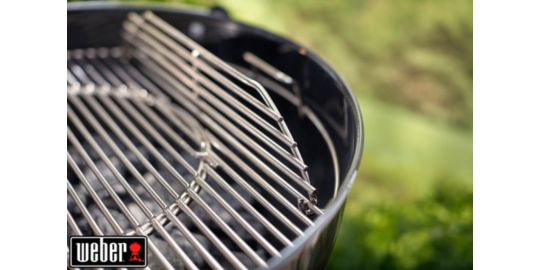 Grille barbecue WEBER de cuisson Gourmet en acier inox 57 cm