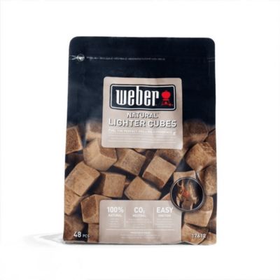 Allume feu WEBER Boite de 48 cubes allumes feu naturels