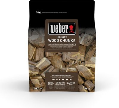 Sac WEBER Gros morceaux de bois de fumage hickory