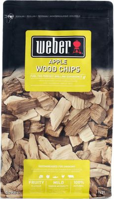 Bois de fumage WEBER Copeaux de fumage pommier - 700g Bois de fumage WEBER Copeaux de fumage pommier - 700g