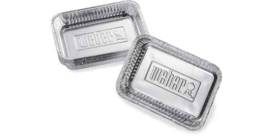Barquette aluminium WEBER petites barquettes alu-Lot de 10