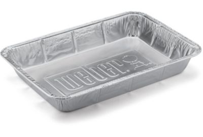 Barquette aluminium WEBER grandes barquettes aluminium - Lot de 10