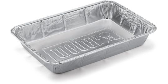 Barquette aluminium WEBER grandes barquettes aluminium - Lot de 10