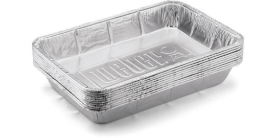 Barquette aluminium WEBER grandes barquettes aluminium - Lot de 10