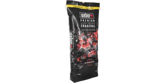 Charbon de bois WEBER 10kg dont 1kg gratuit de charbon de bois