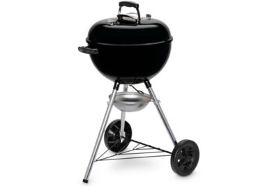 Barbecue Charbon de Bois Encastrable en Acier + Tournebroche 54 x 70 cm