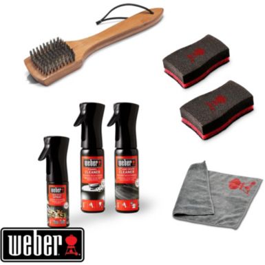 Nettoyant barbecue WEBER KIT pour BBQ CHARBON EMAILLE