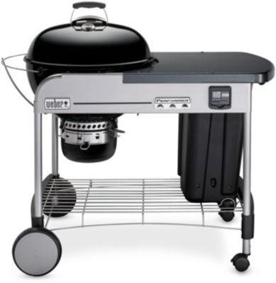 Barbecue charbon WEBER Performer premium GBS  Black sur chariot