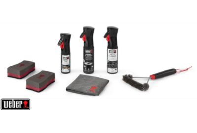 Nettoyant barbecue WEBER Kit de nettoyage bbq charbon emaill