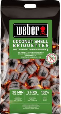 Briquettes de charbon de bois naturel Weber, sac de 20 lb 17951