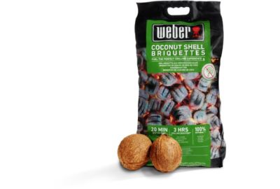 Briquette de charbon WEBER de briquettes 8kg de noix de coco