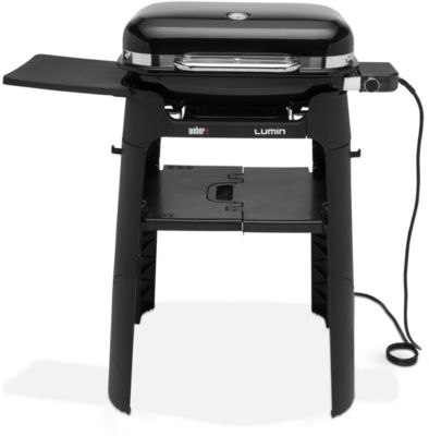 Barbecue électrique WEBER lumin black stand sur pieds 49 cm
