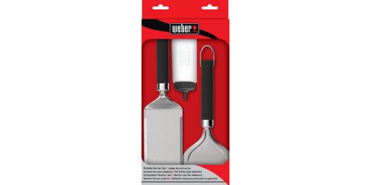 Grattoir plancha WEBER ensemble de 3 ustensiles pour plancha