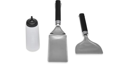 Grattoir plancha WEBER ensemble de 3 ustensiles pour plancha