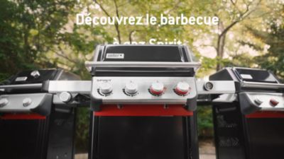 Voir la vidéo pour Barbecue gaz WEBER Spirit E-310 black 3 brûleurs sur chariot 52x45 cm