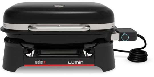 Barbecue électrique WEBER Electrique Lumin + plancha black