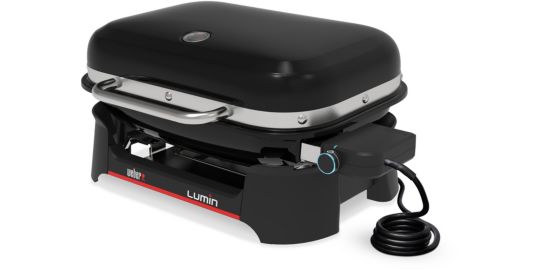 Barbecue électrique WEBER Electrique Lumin + plancha black